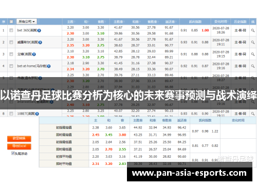 以诺查丹足球比赛分析为核心的未来赛事预测与战术演绎